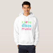 I Liebe-Disco-Musik Hoodie (Vorne ganz)