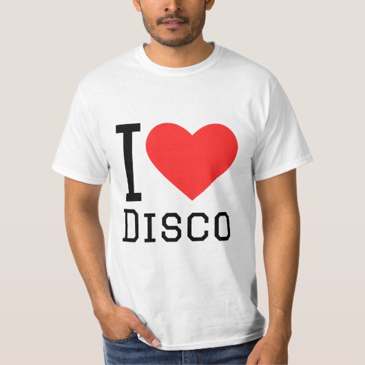 I Liebe Disco T-Shirt (Vorderseite)