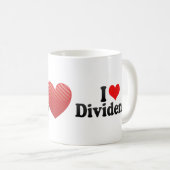 I Liebe-Dividenden Kaffeetasse (VorderseiteRechts)