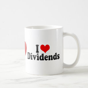 I Liebe-Dividenden Kaffeetasse