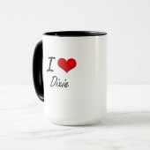 I Liebe Dixie Tasse (Vorderseite Links)