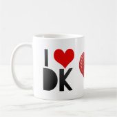 I Liebe DK Kaffeetasse (Links)