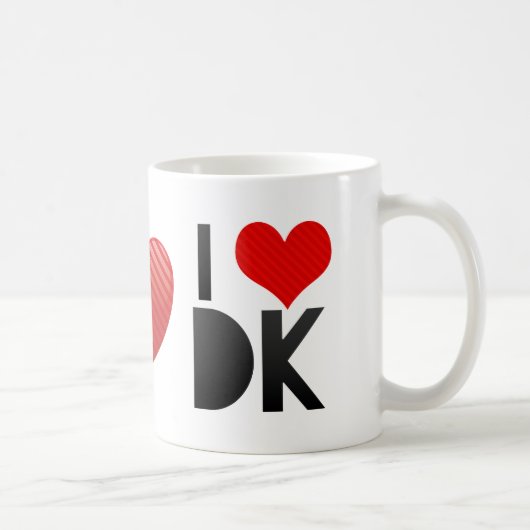 I Liebe DK Kaffeetasse (Rechts)