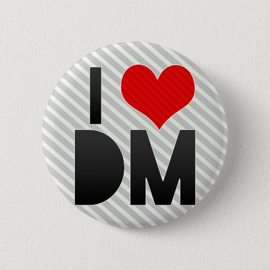 I Liebe DM Button (Vorderseite)