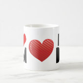 I Liebe DM Kaffeetasse (Mittel)