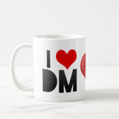 I Liebe DM Kaffeetasse (Links)