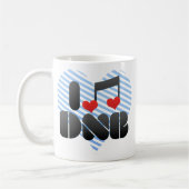 I Liebe DNB Kaffeetasse (Links)