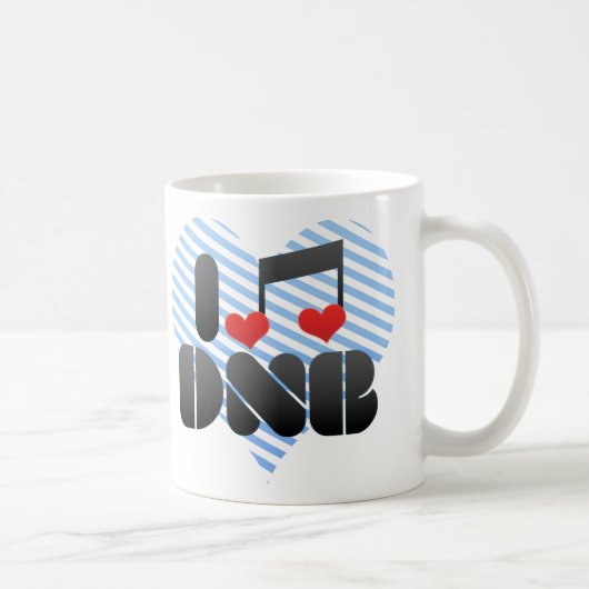I Liebe DNB Kaffeetasse (Rechts)