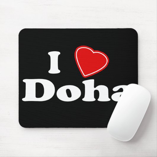 I Liebe Doha Mousepad (Mit Mouse)