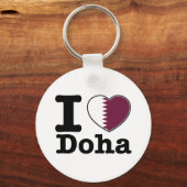 I Liebe Doha Schlüsselanhänger (Vorderseite)
