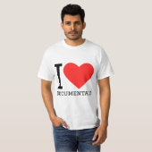 I Liebe Dokumentationen T-Shirt (Vorne ganz)