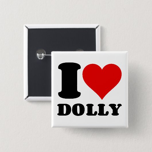 I LIEBE DOLLY BUTTON (Vorne & Hinten)