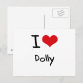I Liebe Dolly Postkarte (Vorne/Hinten)