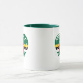 I Liebe Dominica - Dominikanisches Flaggenherz Tasse (Zentrum)