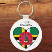 I Liebe Dominica Schlüsselkette Schlüsselanhänger (Vorderseite)