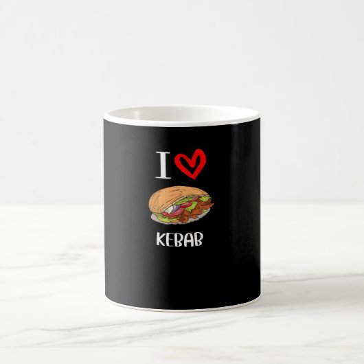 I Liebe Donald Kebab Kaffeetasse (Mittel)