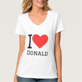 I Liebe Donald T-Shirt (Vorderseite)
