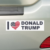 I Liebe Donald Trump Autoaufkleber (Auf Auto)