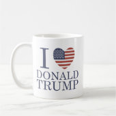 I Liebe Donald Trump Kaffeetasse (Links)