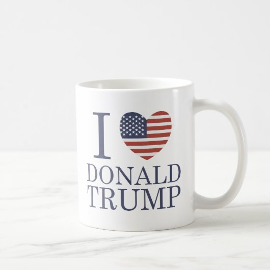 I Liebe Donald Trump Kaffeetasse (Rechts)