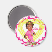 i Liebe Donald Trump Magnet (Vorderseite/Rückseite)