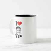 I Liebe Donald Trump Zweifarbige Tasse (Vorderseite Links)