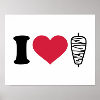 I Liebe Doner kebap Poster
