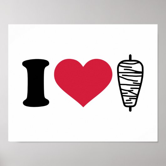 I Liebe Doner kebap Poster (Vorne)