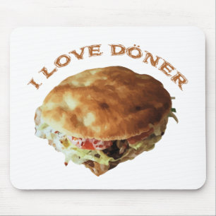 I Liebe Döner Mousepad
