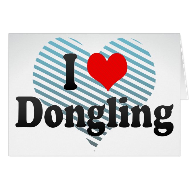 I Liebe Dongling, China (Vorderseite (Horizontal))