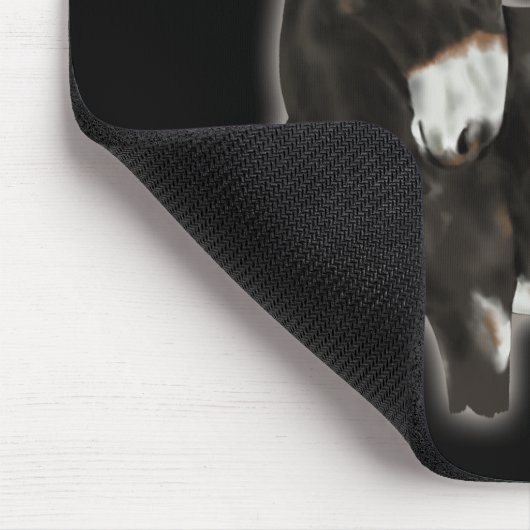 I Liebe Donkeys Demure Donkey Mousepad (Ecke)