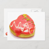 I Liebe Donut Postkarte (Vorne/Hinten)