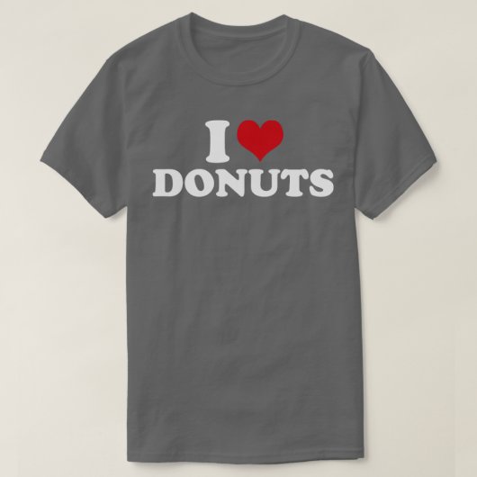I Liebe Donuts1 T-Shirt (Design vorne)
