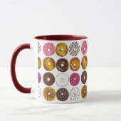 I Liebe Donuts Dutzend Doughnut Frühstück Tasse (Links)