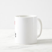 I Liebe Donuts Kaffeetasse (VorderseiteRechts)