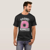 I Liebe Donuts Niedlich süßen Spaß T-Shirt (Vorne ganz)
