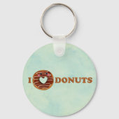 I Liebe Donuts Schlüsselanhänger (Vorderseite)