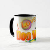 I Liebe DooWop Kaffee-Tasse Tasse (Vorderseite Links)