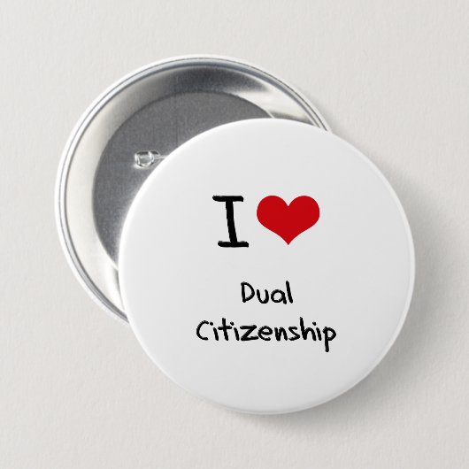 I Liebe-Doppelstaatsbürgerschaft Button (Vorne & Hinten)