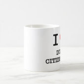 I Liebe-Doppelstaatsbürgerschaft Kaffeetasse (Mittel)