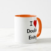 I Liebe Doppelter Buchhaltungsrechner Tasse (VorderseiteRechts)