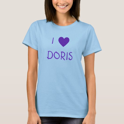 I LIEBE DORIS T - SHIRT (Vorderseite)