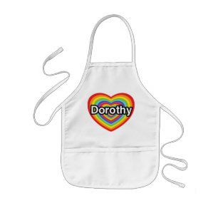 I Liebe Dorothy: Regenbogenherz Kinderschürze