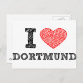 I Liebe Dortmund Postkarte (Vorne/Hinten)