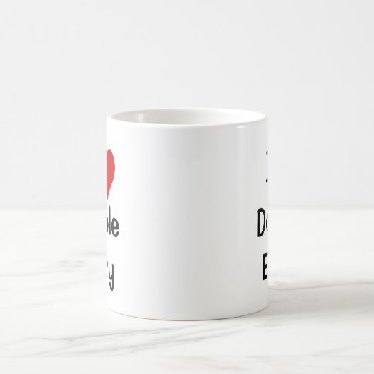 I Liebe Double Entry Funny Accountant Tasse (Mittel)