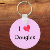 I Liebe Douglas Schlüsselanhänger (Vorderseite)