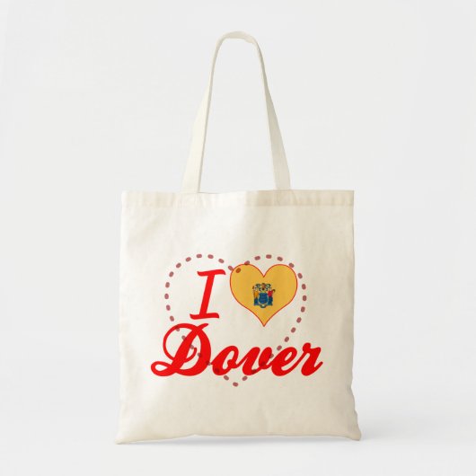 I Liebe Dover, New-Jersey Tragetasche (Vorne)