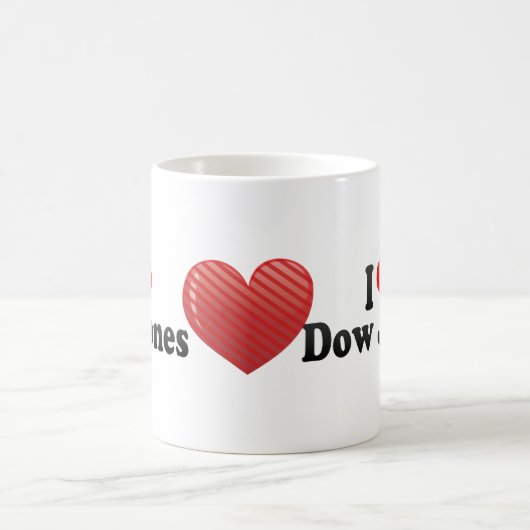 I Liebe Dow Jones Kaffeetasse (Mittel)