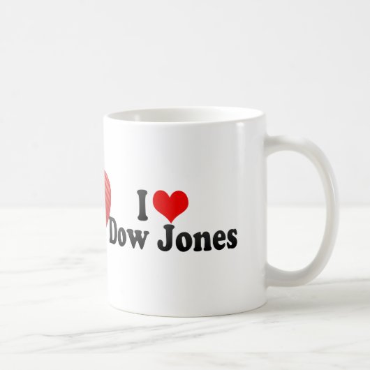I Liebe Dow Jones Kaffeetasse (Rechts)