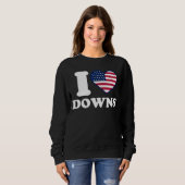 I Liebe Downs I heart Downs Sweatshirt (Vorne ganz)
